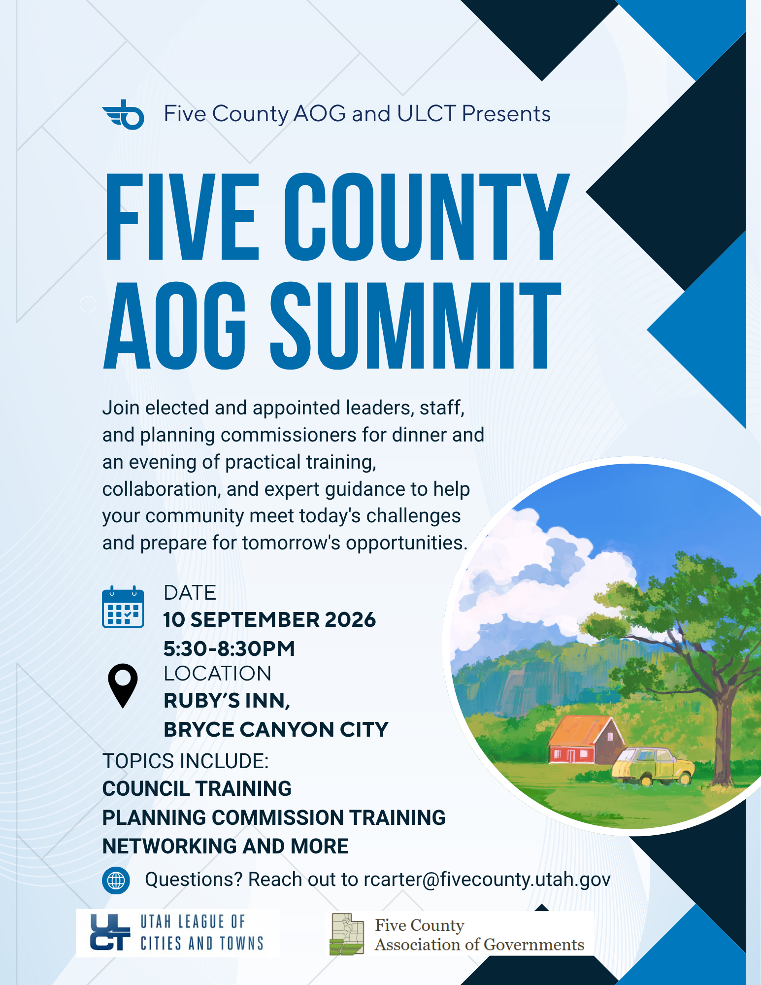 Five County AOG 2026 Summit RSVP Flyer